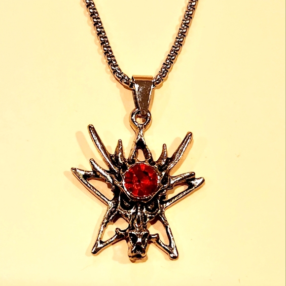 Choker Fashion Trends Vintage Long Chain with Pendant in the Form of Stars - Picture 10 of 10